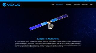 Blockchain in Space. Securing Nexus through a Satellite Mesh Network