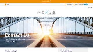 Contact Us - Nexus Vehicle Rental - Cars, commercials & more