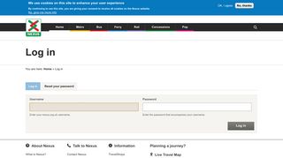 Log in | nexus.org.uk