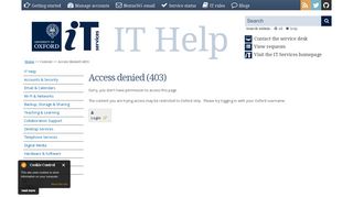 Accessing Oxford Nexus via the web | IT Services Help Site