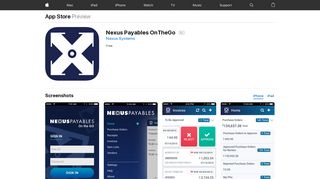 Nexus Payables OnTheGo on the App Store - iTunes - Apple