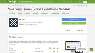 Nexus Pricing, Features, Reviews & Comparison of Alternatives ...