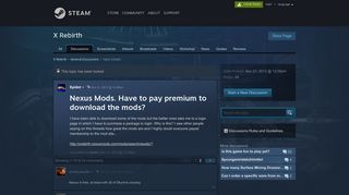 Nexus Mods. Have to pay premium to download the mods? :: X ...