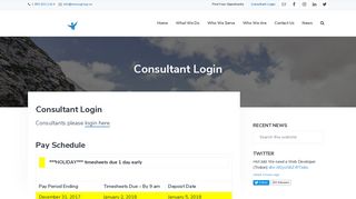 Consultant Login – Nexus Systems Group