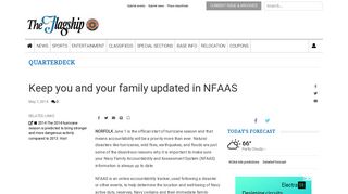 Keep you and your family updated in NFAAS | Quarterdeck ...