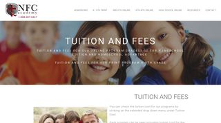 Tuition and Fees - NFC Academy