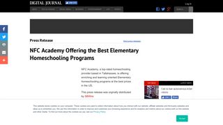 NFC Academy Offering the Best Elementary Homeschooling Programs ...