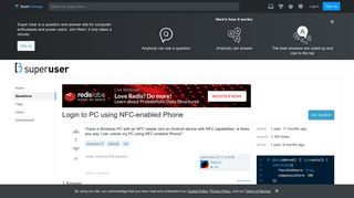 windows 10 - Login to PC using NFC-enabled Phone - Super User