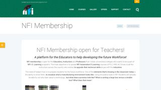 NFI Membership – NFI Automation Academy