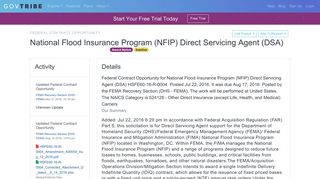 National Flood Insurance Program (NFIP) Direct Servicing Agent (DSA ...