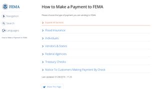 How to Make a Payment to FEMA | FEMA.gov