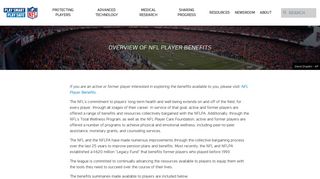Overview of NFL Player Benefits - NFL Play Smart, Play Safe