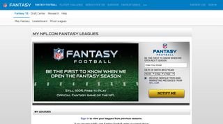 My Leagues - Fantasy Football Mobile | NFL.com