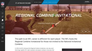 Regional Combine Invitational | NFL Football Operations