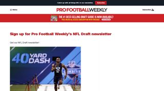 Sign up for Pro Football Weekly's NFL Draft newsletter | Pro Football ...