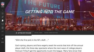 Getting Into the Game | NFL Football Operations