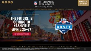 NFL Draft Ticket Packages | NFL On Location Experiences