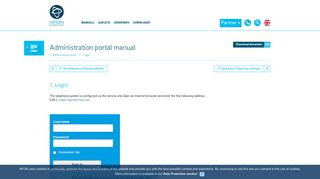 1. Login, Administration portal manual, Administration Portal, Portals ...