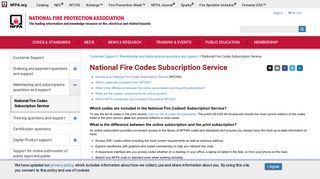 NFPA - National Fire Codes Subscription Service
