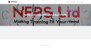 NFPS Ltd Online University