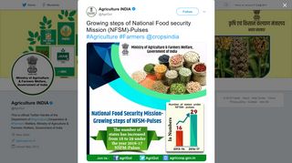 Agriculture INDIA on Twitter: 