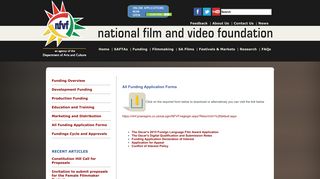 All Funding Application Forms - The NFVF