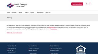 Bill Pay – North Georgia Credit Union