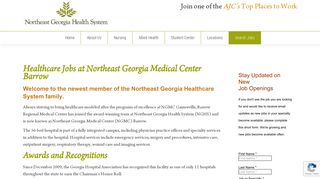 - NGHS Careers - Jobs at Northeast Georgia Health System