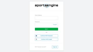 Sign In - SportsEngine