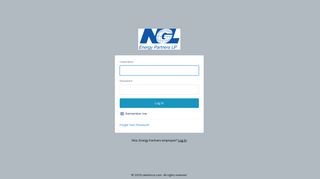 NGL Customer Portal: Login