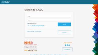 Sign in to NGLC - InspirED - 2Revolutions