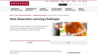 Next Generation Learning Challenges | EDUCAUSE