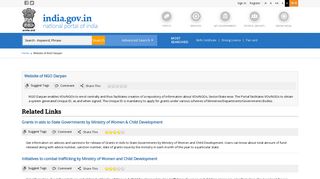 Website of NGO Darpan | National Portal of India