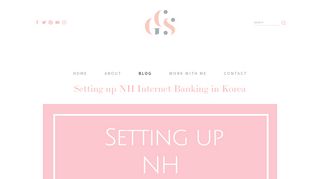 Setting up NH Internet Banking in Korea — CityGirlSearching