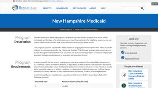 New Hampshire Medicaid | Benefits.gov