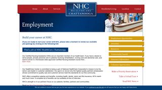 Employment | NHC HealthCare, Chattanooga