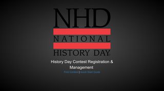 National History Day Contests