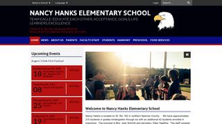 Nancy Hanks Elementary School: Home