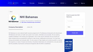 Jobs at NHI Bahamas | 242 Jobs