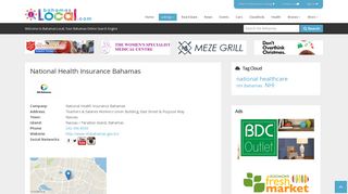 National Health Insurance Bahamas - Nassau - Nassau / Paradise ...