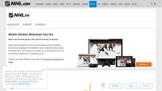 NHL Live Games Video & Streaming Schedule | NHL.com
