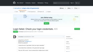 Login failed. Check your login credentials. · Issue #25 · dannyellis-zz ...