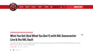 with NHL Gamecenter Live & the NHL Vault - All About The Jersey