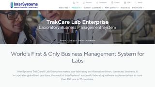 TrakCare® Lab Enterprise | Laboratory Business Management System ...