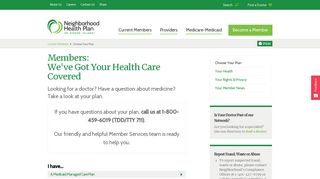 Choose Your Plan - Members - Neighborhood Health Plan of Rhode ...