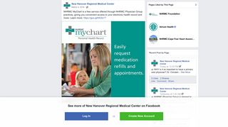 NHRMC MyChart is a free service offered... - New Hanover Regional ...
