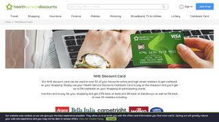 NHS Discount Card | Health Service Discounts | Over 1m Members