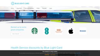 Discounts for Health Service Staff - Blue Light Card