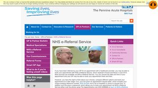 NHS e-Referral Service - Pennine Acute Hospitals NHS Trust