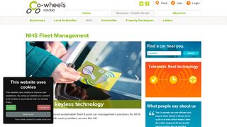 NHS Fleet Management - Co-wheels Car Club